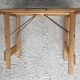 Folding wooden stool