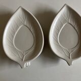 Set of 6 plates Ceramiche Bitossi sheets 1970 Italian work
