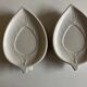 Set of 6 plates Ceramiche Bitossi sheets 1970 Italian work