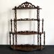 Large Napoleon III turned wood shelf, France 19th century