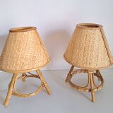 Paire de lampes de chevet