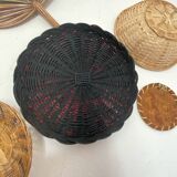 Wall composition baskets trays and fan