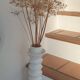 Large ceramic candle holder
