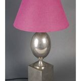 Lampe de table par l’artiste Philippe Barbier, XXème siècle.