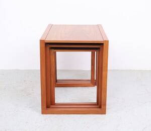 Danish design teak nesting tables, 1970s