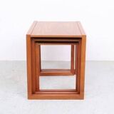 Danish design teak nesting tables, 1970s