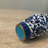 Miniature vase in brass and cloisonné enamel
