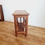Teak magazine rack