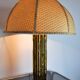 Faux bamboo brass lamp, France, 1970