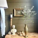 Vase en laiton art déco