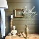 Art deco brass vase