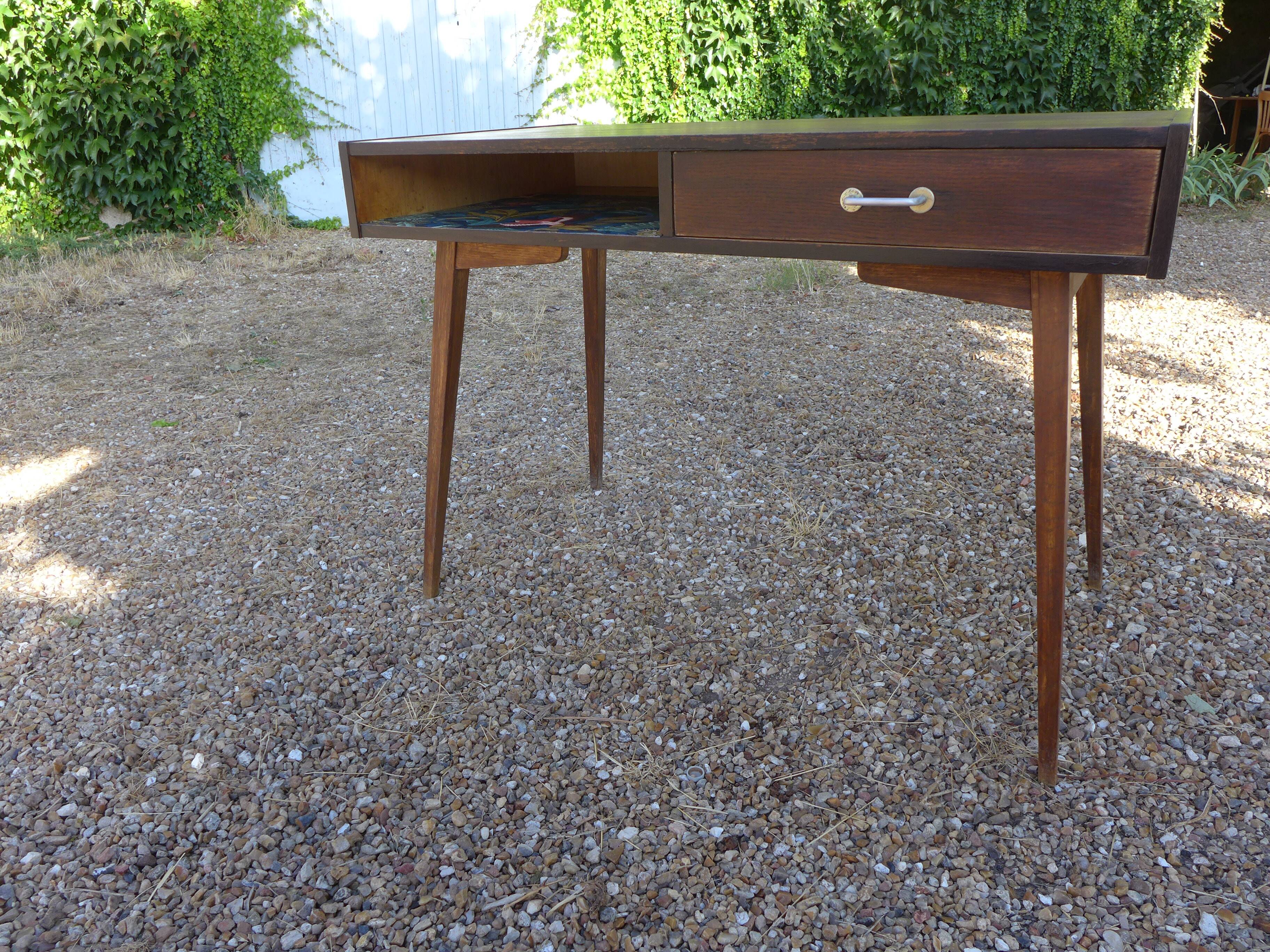 Vintage black desk