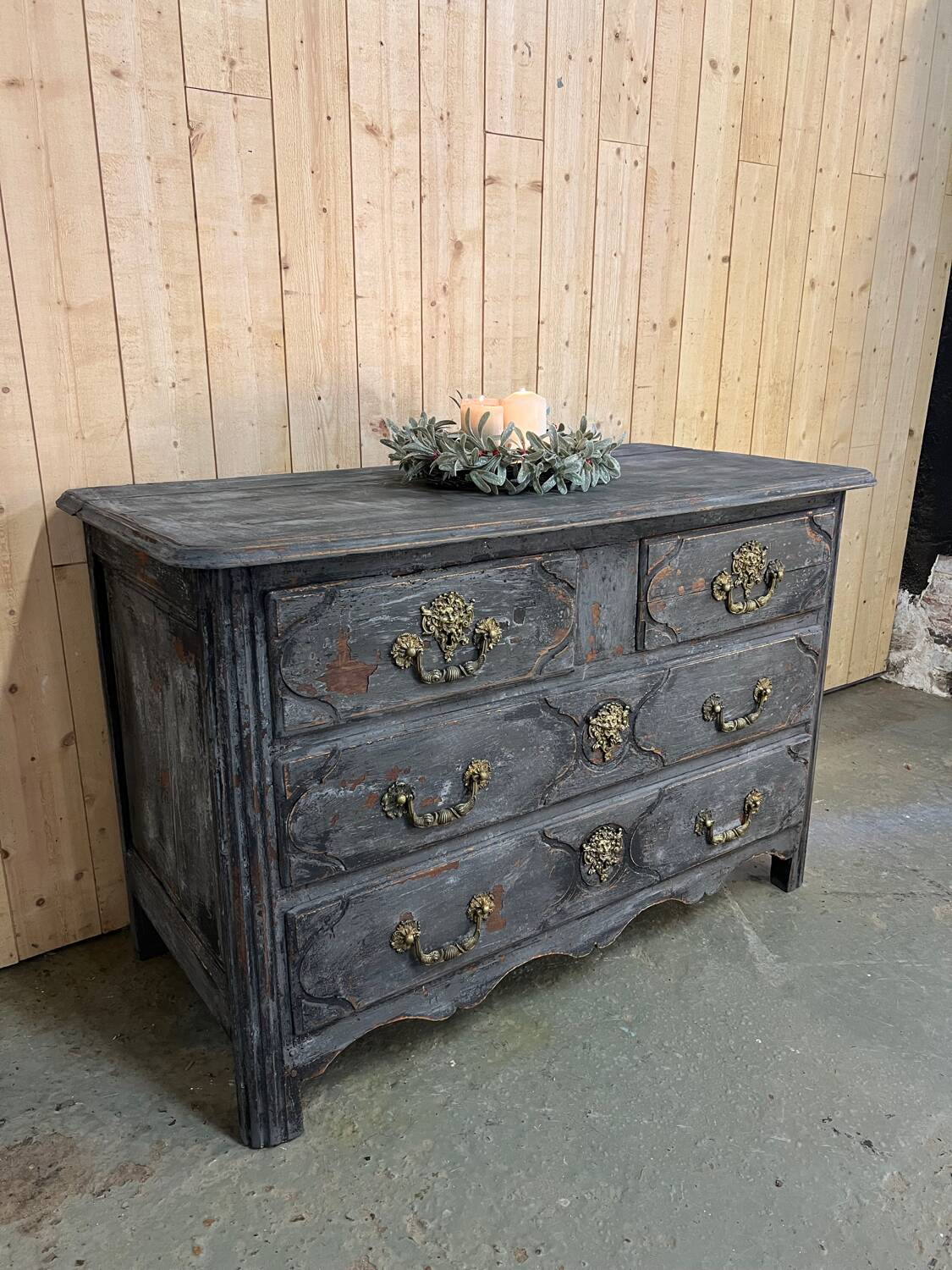 18th century patinated chest of drawers