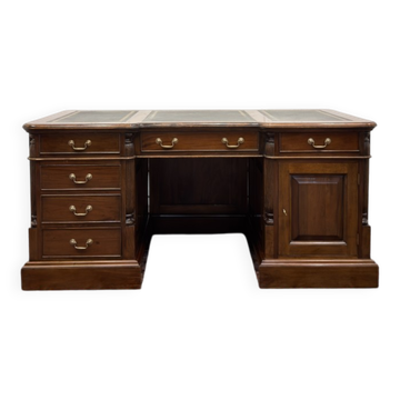 Classic English Chesterfield Desk with Backboard