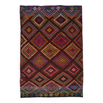 Unique Handwoven Vintage Rug 180x 273 cm