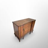 Italian art deco walnut chest of drawers, 1940s.