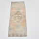 1x3 Oriental Vintage Door Mat Rug, 38x94Cm