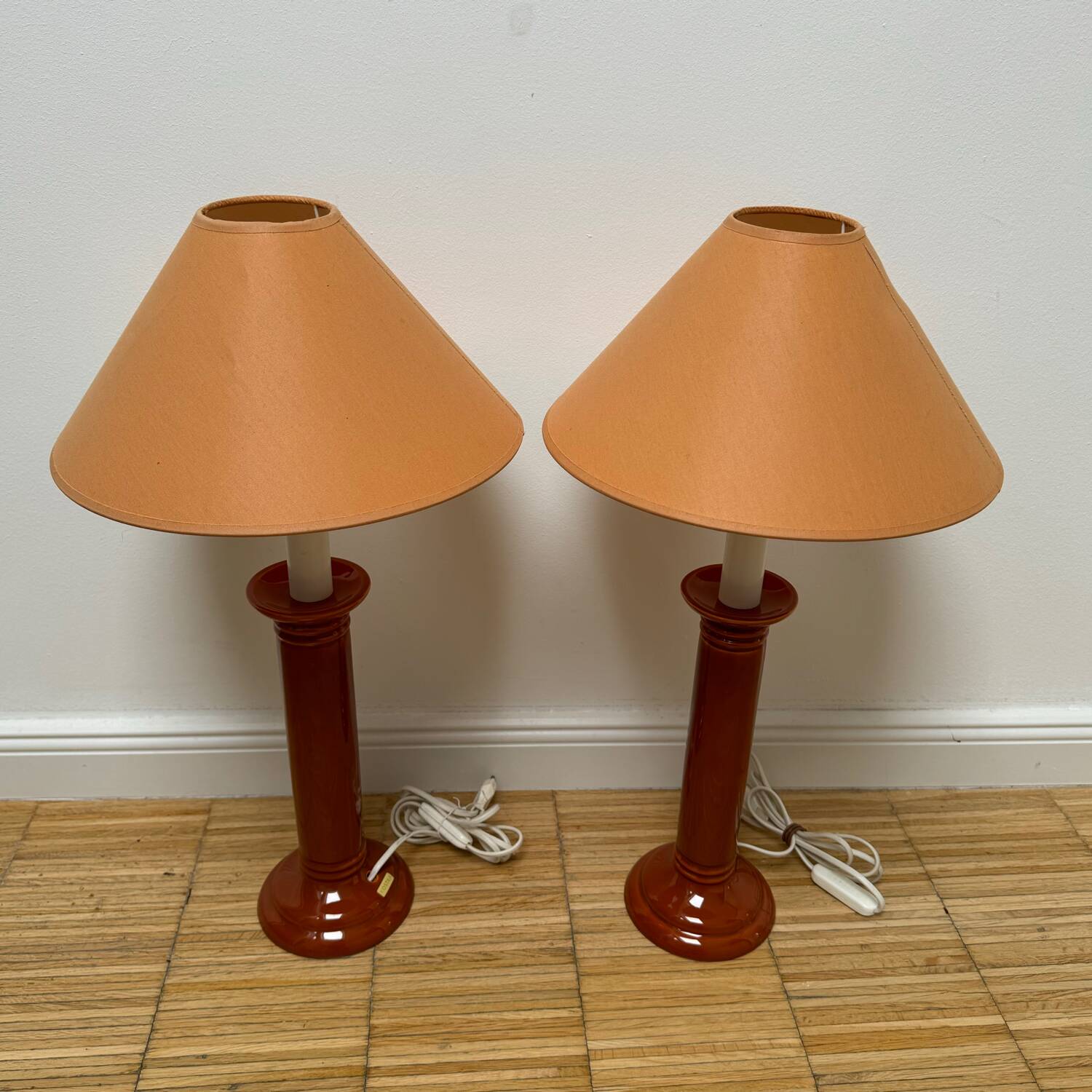 Pair of lamps Kostka