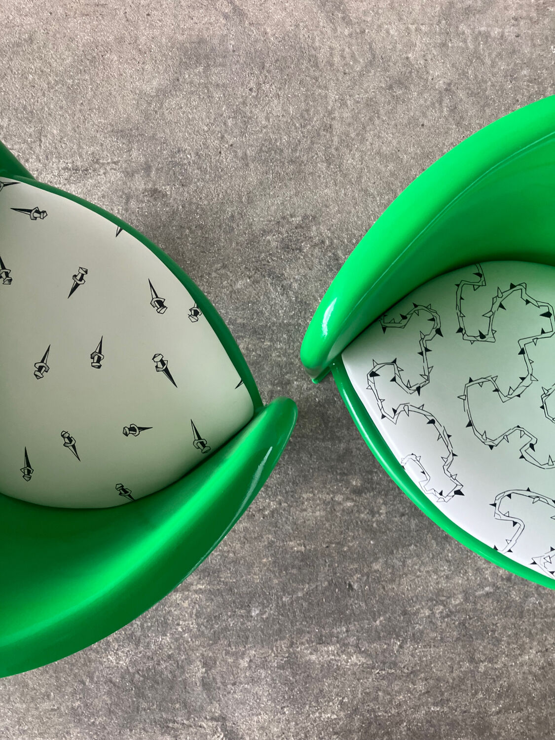 Set of four Steen Ostergaard chairs for Cado, Denmark, 1974.