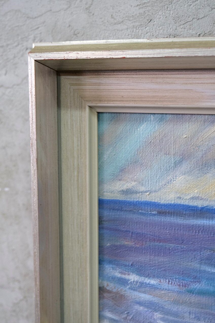 Swedish modern painting, 1970s Börje Nettelbring (1913-1986). oil on canvas. framed.