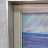 Swedish modern painting, 1970s Börje Nettelbring (1913-1986). oil on canvas. framed.