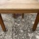 Table rectangulaire en chêne avec rallonges