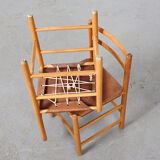 Ate van Apeldoorn Set of 6 Dining Chairs for Houtwerk Hattem 1960s