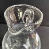 Old crystal pitcher cut