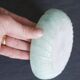 Vintage mint green marble ashtray