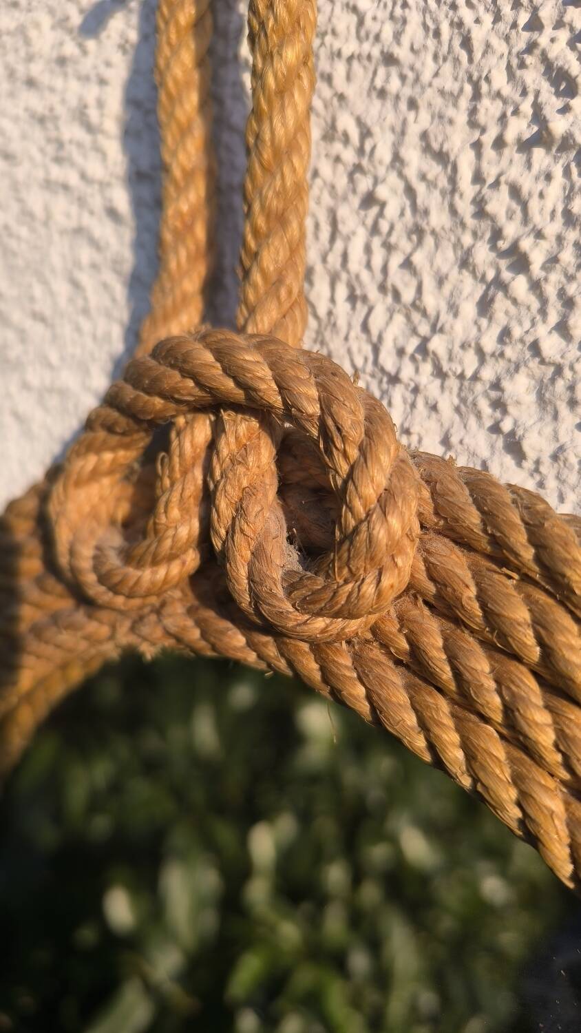 1950s rope mirror