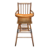 Chaise haute pour enfant en bois courbé
