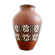Vintage brown ceramic German vase, Mid Century West Germany pottery