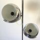 Lampadaire en métal chromé eyeball