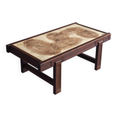 Table basse carrelée du milieu du siècle par Jean D’Asti