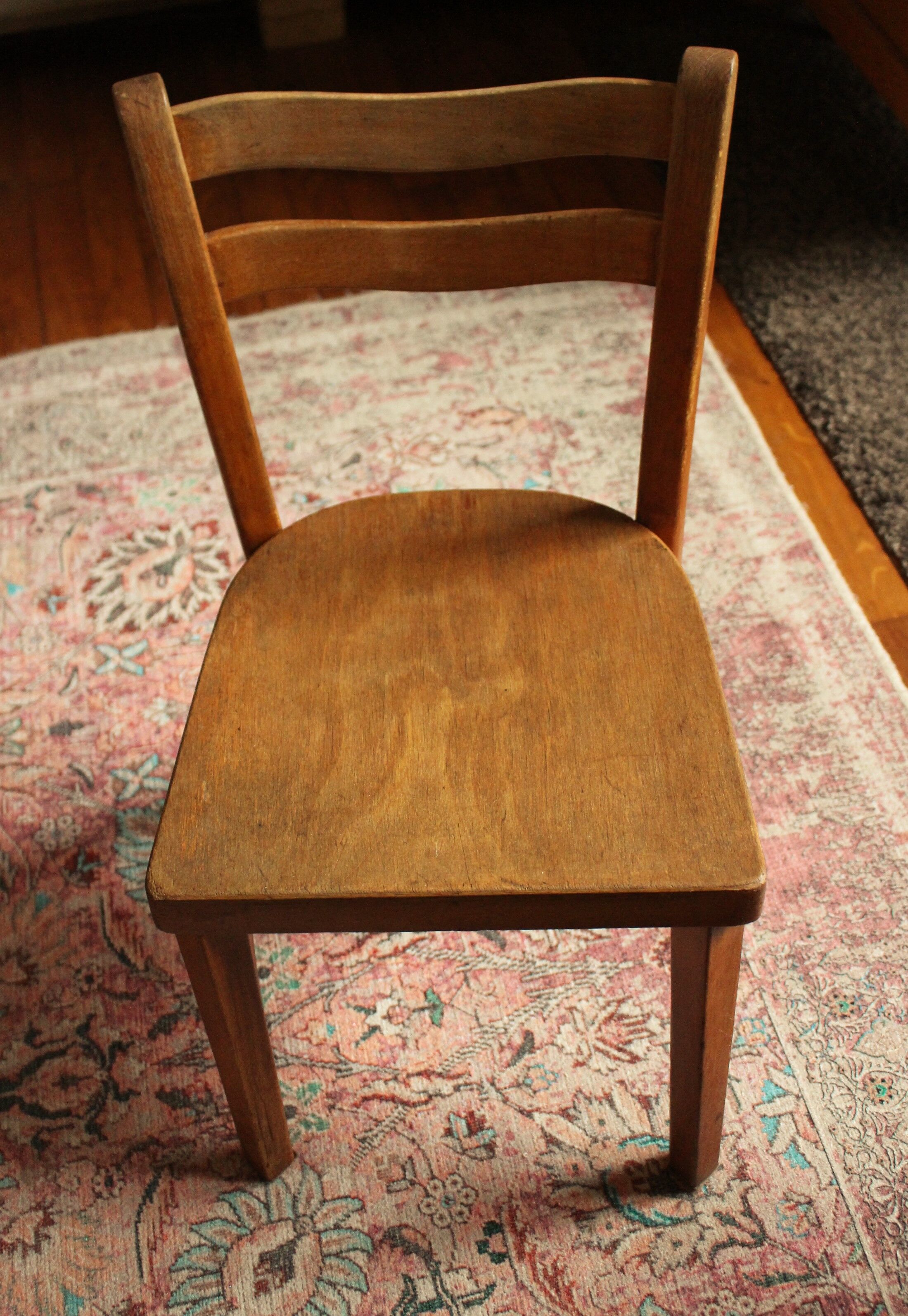Chair bistro child wood