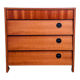 Shoe cabinet teak and oak veneer 60s