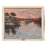 Gómez Fusté - Large Post Impressionist Sunset