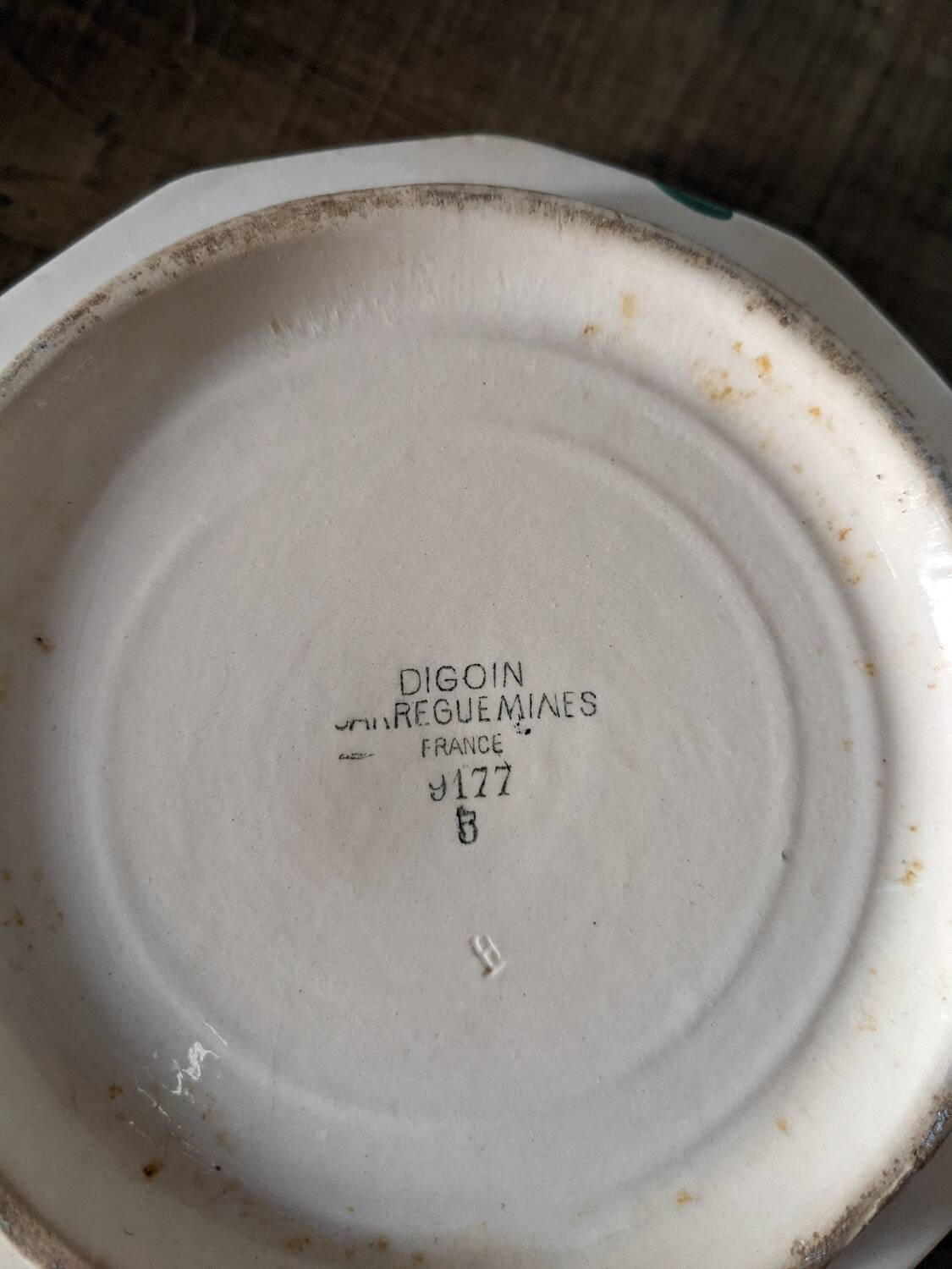 Salad bowl Digoin Sarreguemines