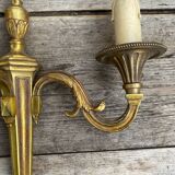 Lucien Gau bronze wall lamp