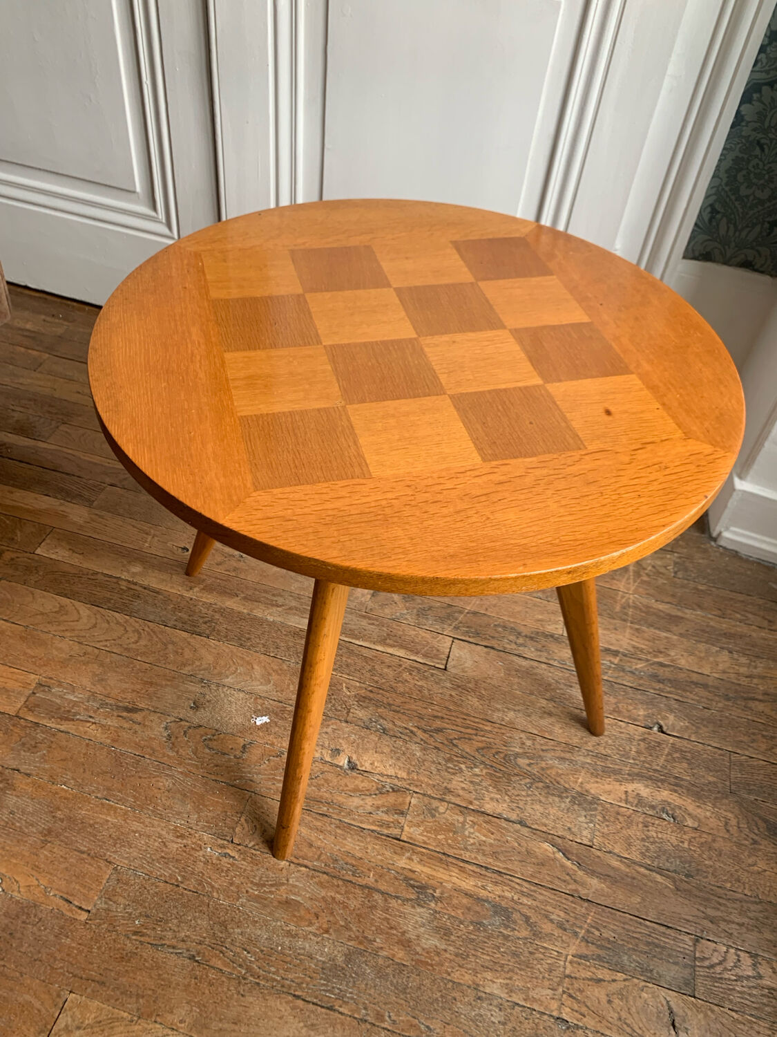 Table basse ronde 50’s / 60’s