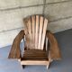2000s pine Adirondack armchair