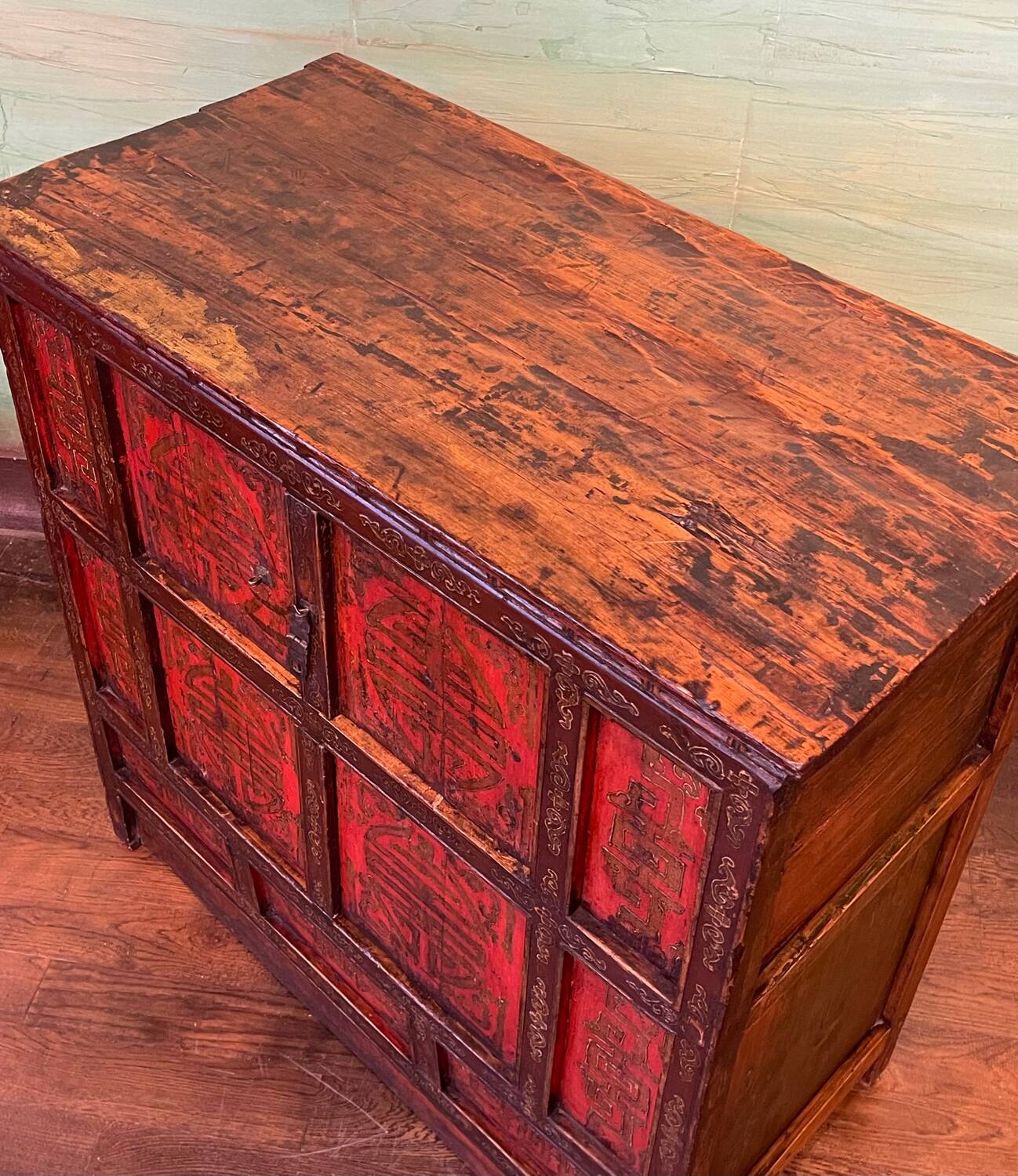 Tibetan 4-door sideboard