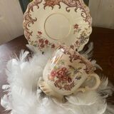 Sarreguemines coffee cup, Fleury model, 19th century, rare