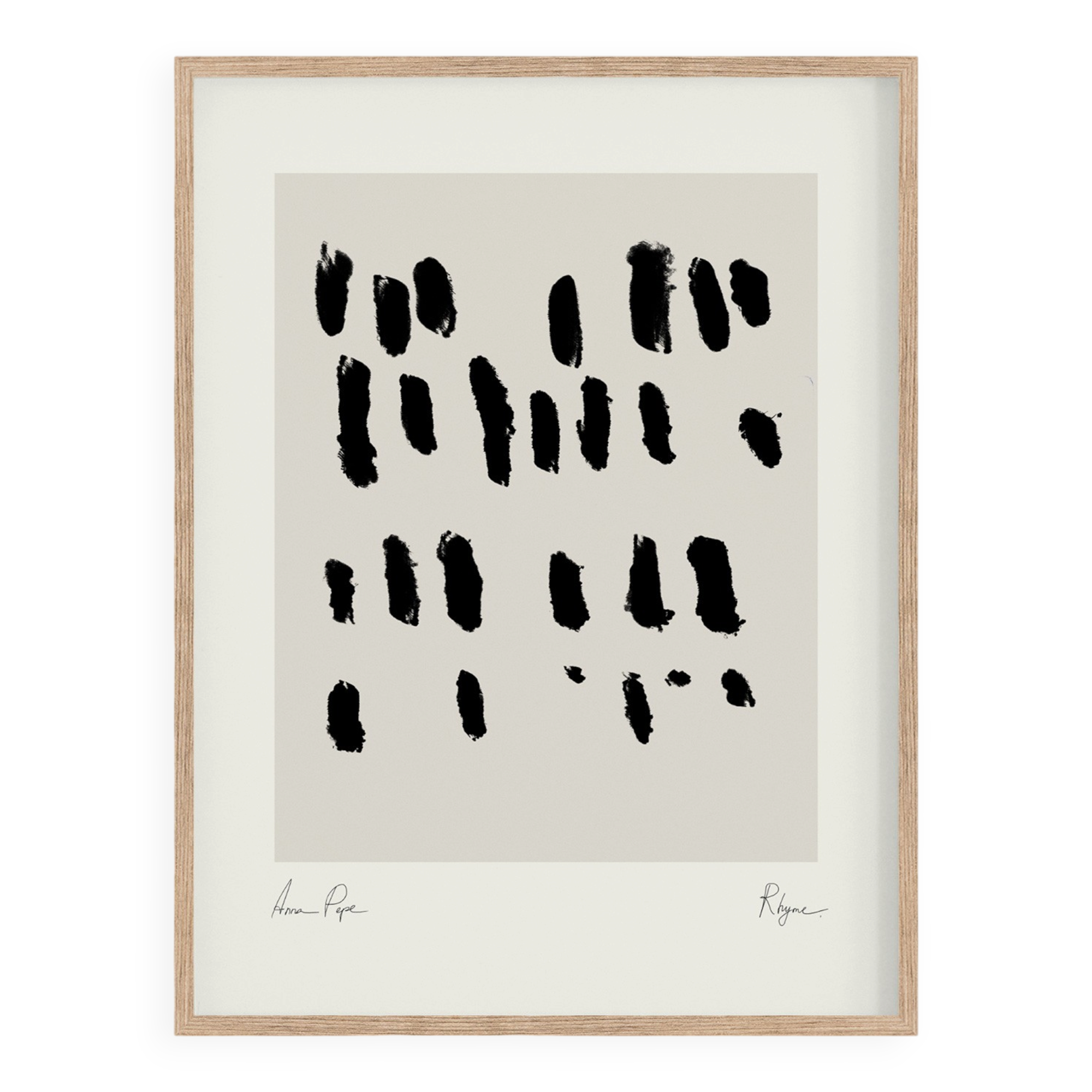 Abstract composition giclee print, 50x70cm