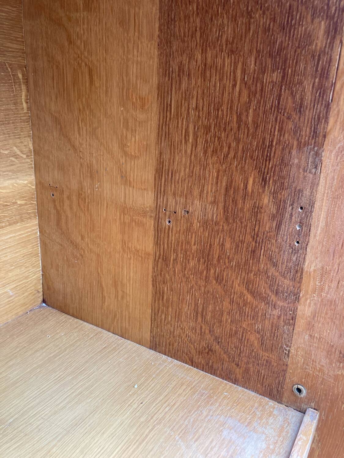 Vintage bookcase shelf