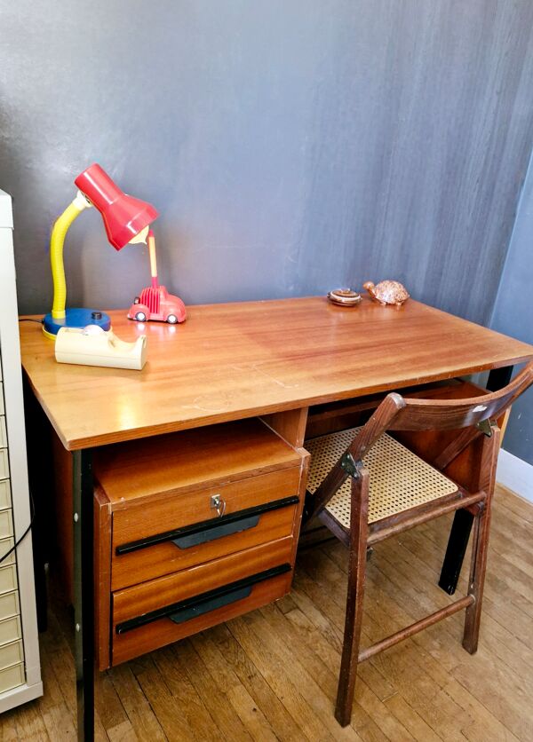 Bureau moderniste teck 1950,60