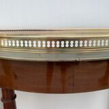 Console half moon wooden and marble louis XVI style