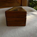 Small rectangular box made of rosewood and marquetry