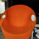 Fauteuil Ouch orange design Karim Rashid pour Casamania