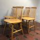Lot de 4 chaises  1960-70 modèle Tellus IKEA vintage